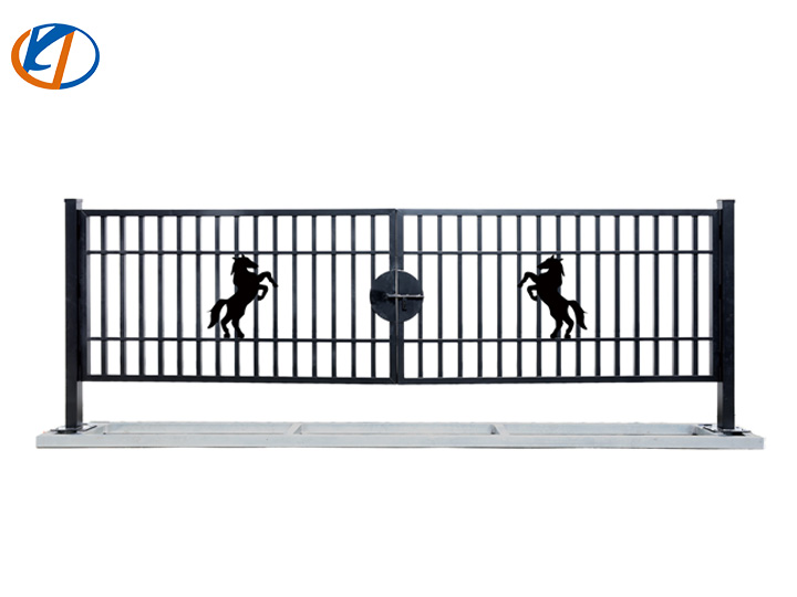 K2007N Horse Metal Farm Driveway Gate