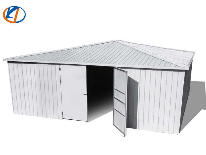 K3030 Metal Garage Storage Shed (Pyramid Hip Roof)