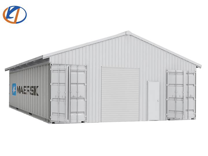 KJ K3640 36FT x 40FT Enclosed Container Roof kit with door