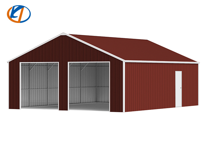 KJ K4525G 45ft x 25 ft Metal Garage